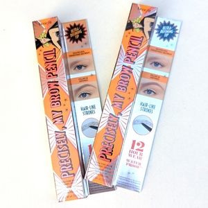 (2) #3 FULL SIZE Benefit Cosmetics Precisely, my Brow Pencils
